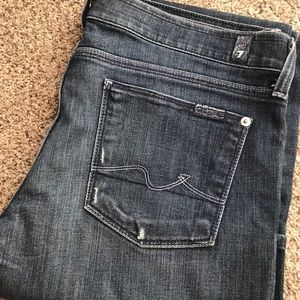 7 for all man kind bootcut jeans - good condition!